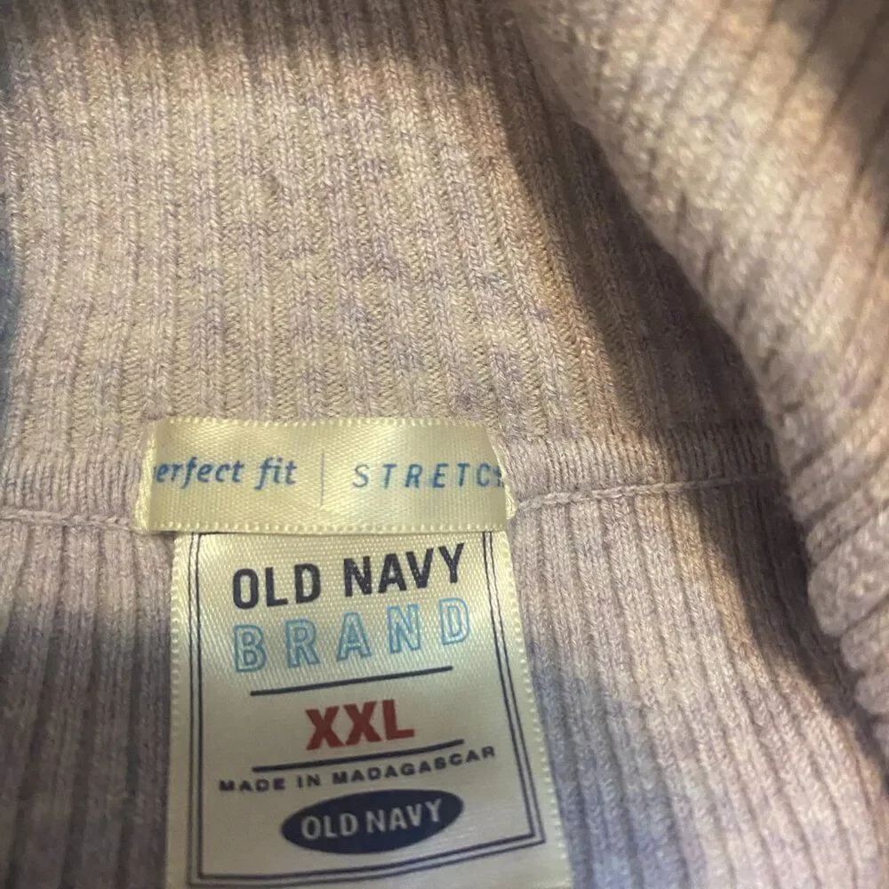 Old Navy Lavender Knit turtleneck sweater, size XXL